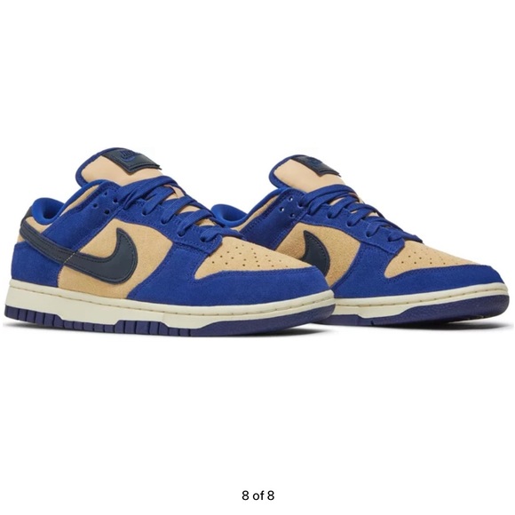 Nike Shoes - 🚫SOLD🚫Nike Dunk Low LX Blue Suede (Women’s)